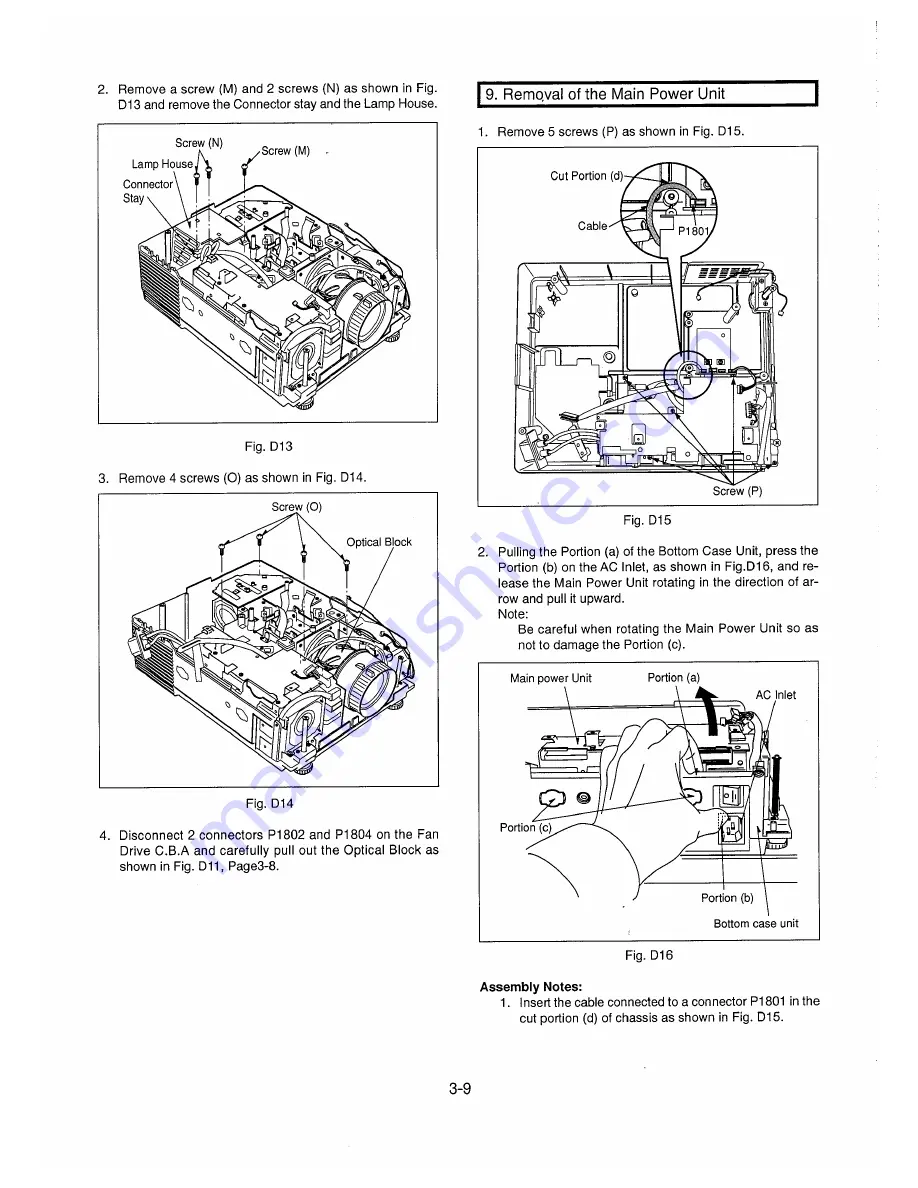 Panasonic PTL557U - LCD PROJECTOR Service Manual Download Page 29