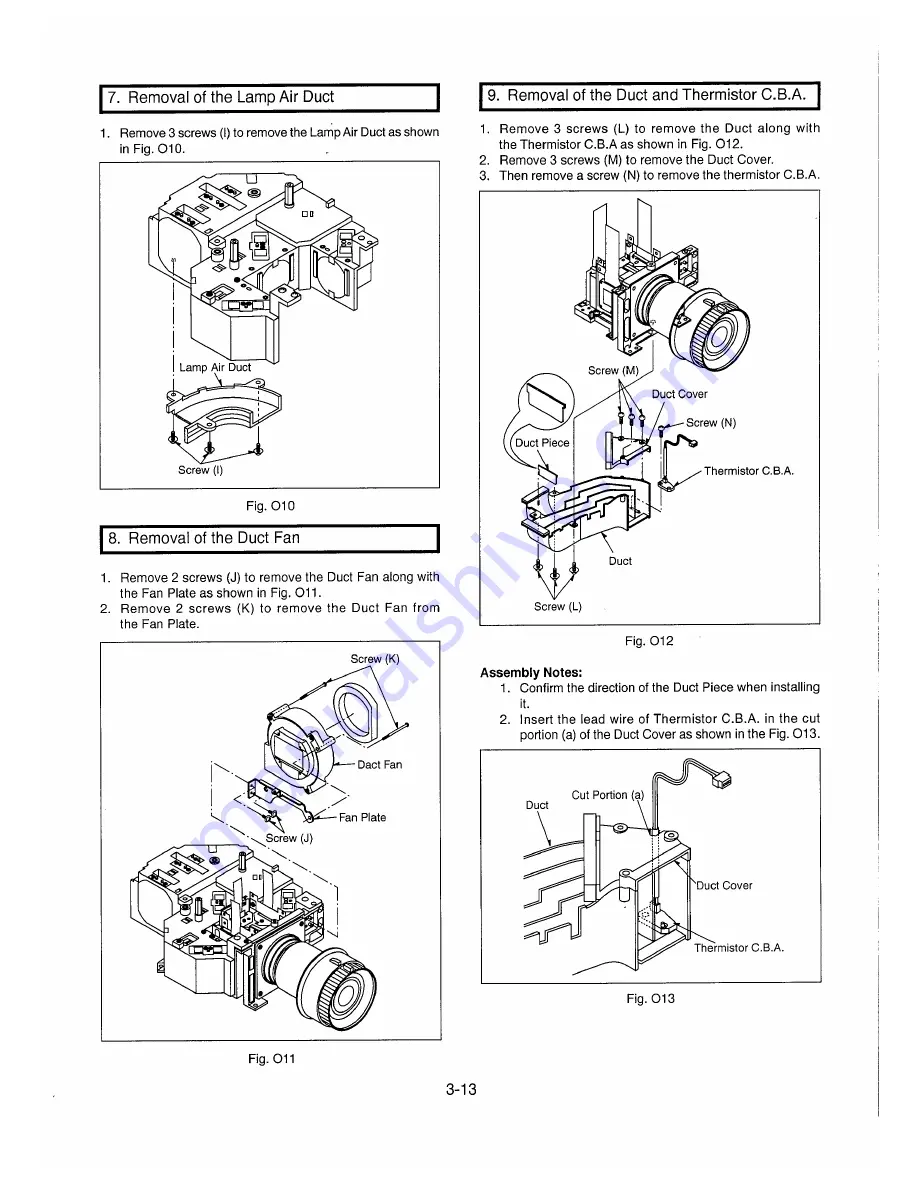 Panasonic PTL557U - LCD PROJECTOR Service Manual Download Page 33