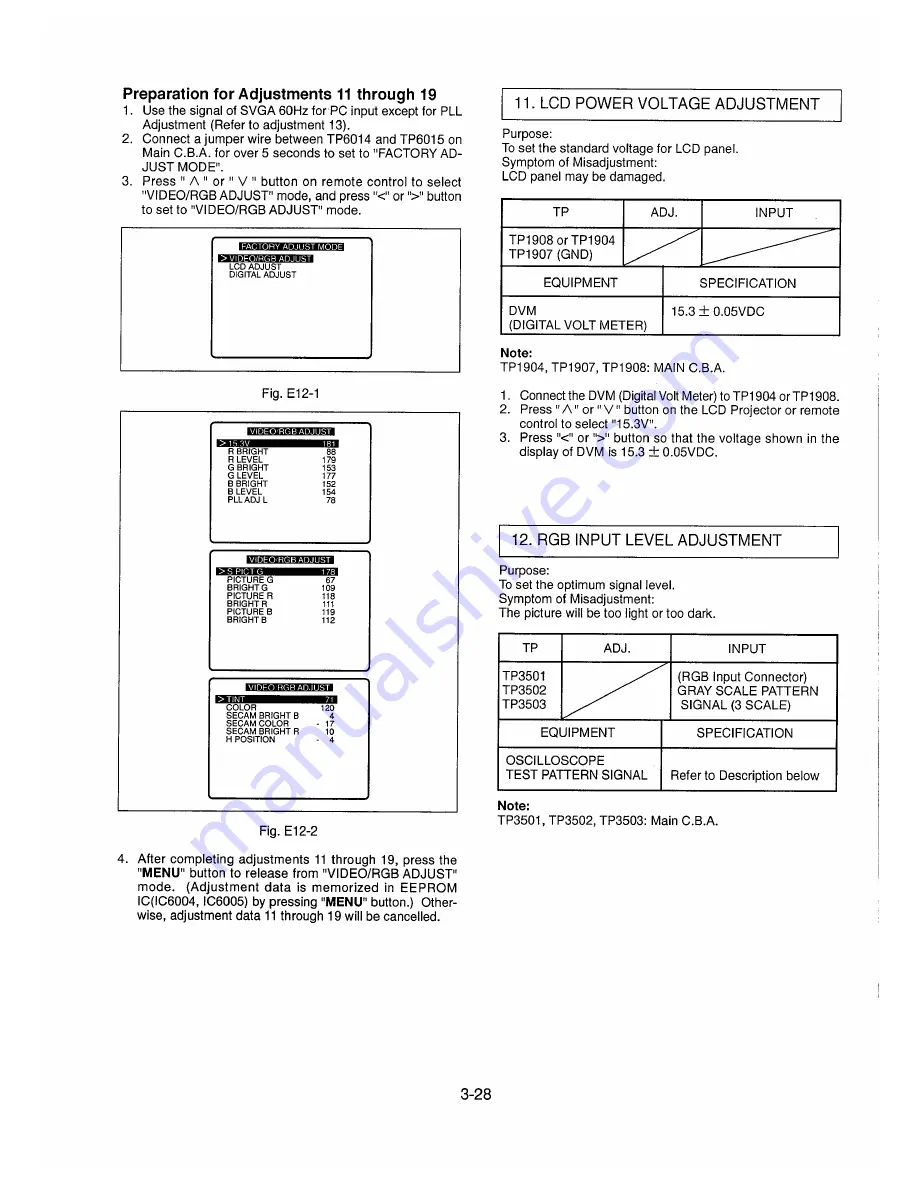 Panasonic PTL557U - LCD PROJECTOR Скачать руководство пользователя страница 48