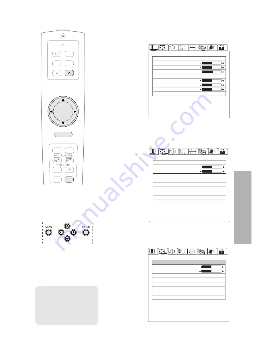 Panasonic PTL735NTU - LCD PROJECTOR-NETWORK IB Operating Instructions Manual Download Page 35