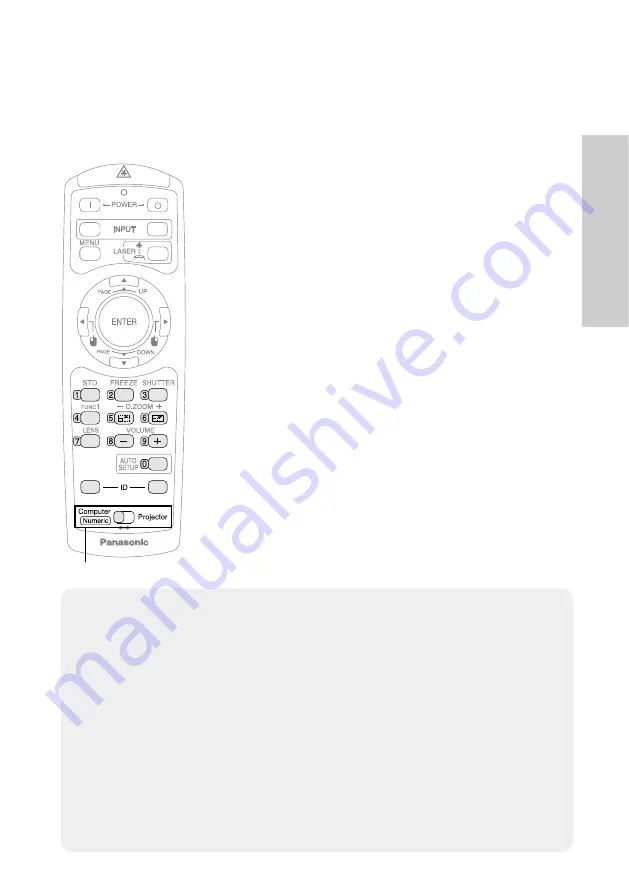 Panasonic PTL785U - LCD PROJECTOR UNIT Скачать руководство пользователя страница 23