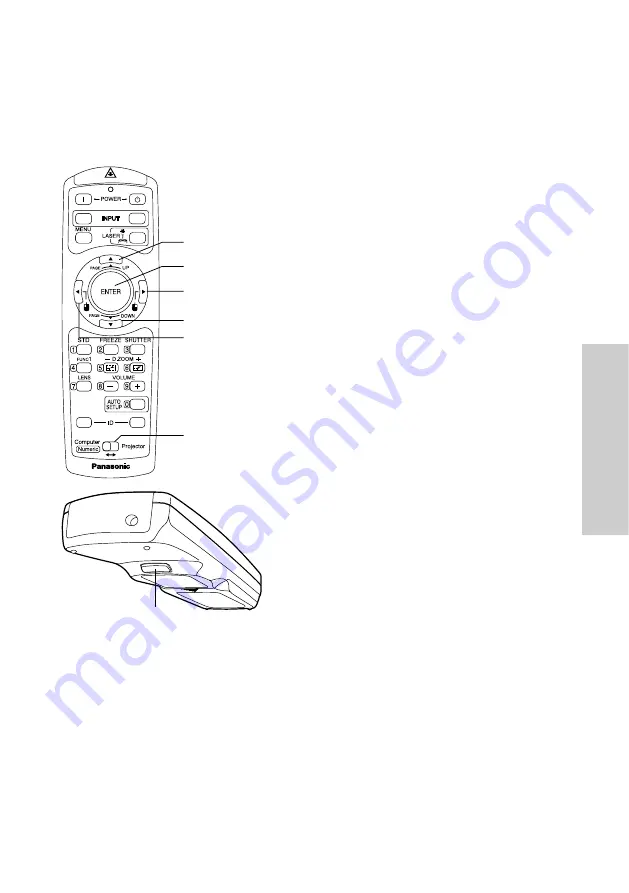 Panasonic PTL785U - LCD PROJECTOR UNIT Operating Instructions Manual Download Page 33