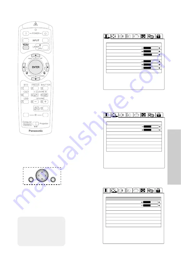 Panasonic PTL785U - LCD PROJECTOR UNIT Operating Instructions Manual Download Page 37