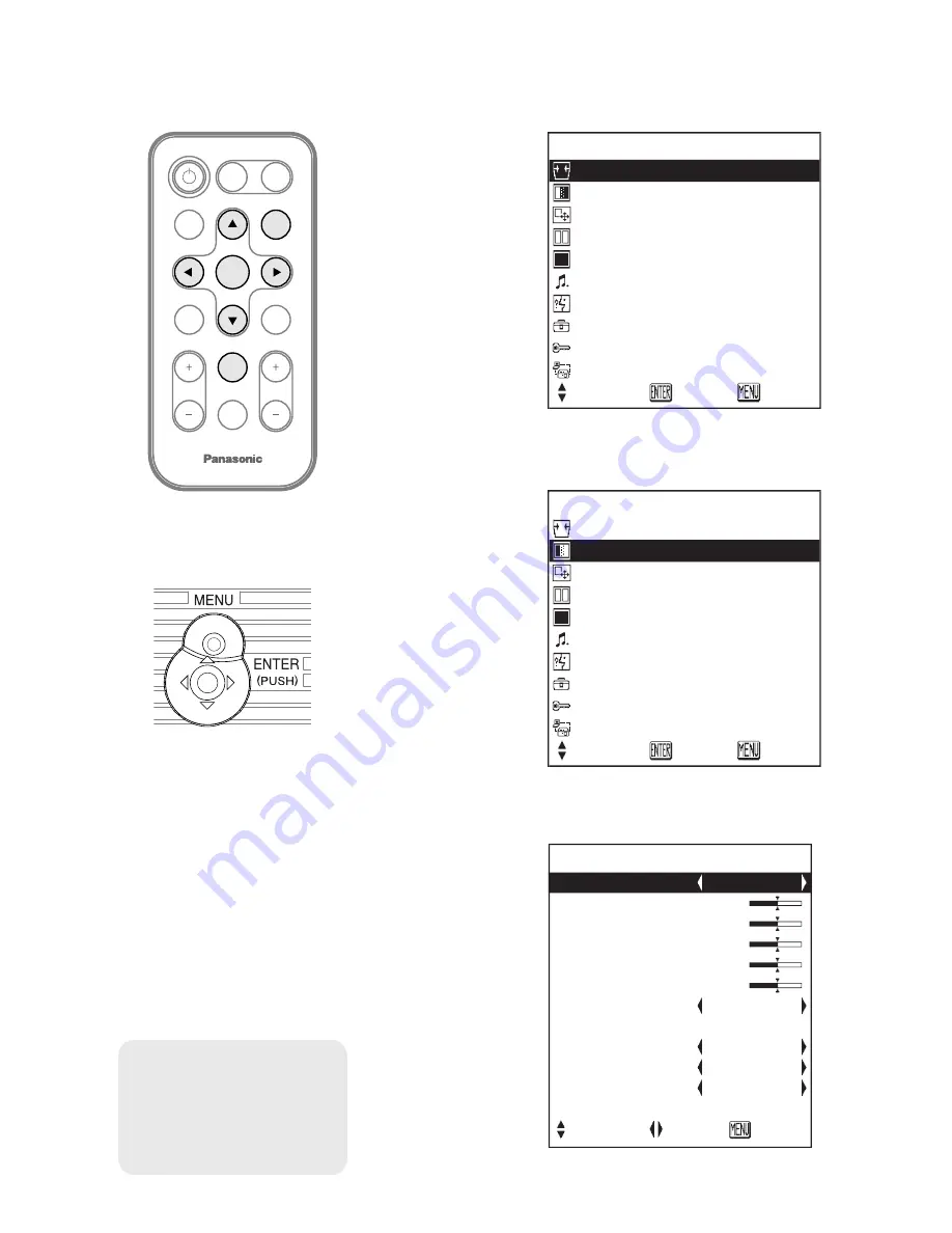 Panasonic PTLB20NTU - PROJECTOR- NETWORK IB Operating Instructions Manual Download Page 34