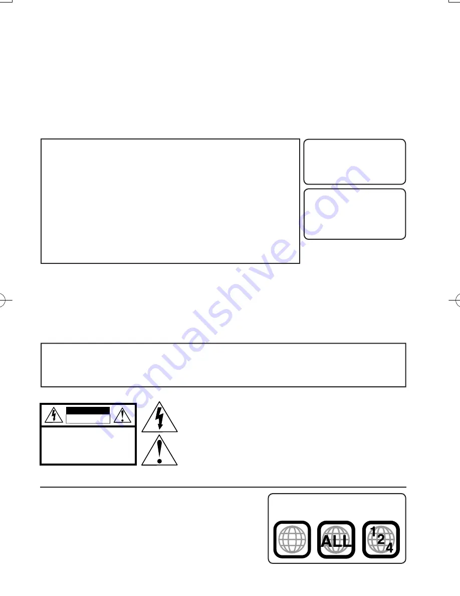 Panasonic PV 20DF63 Operating Instructions Manual Download Page 3