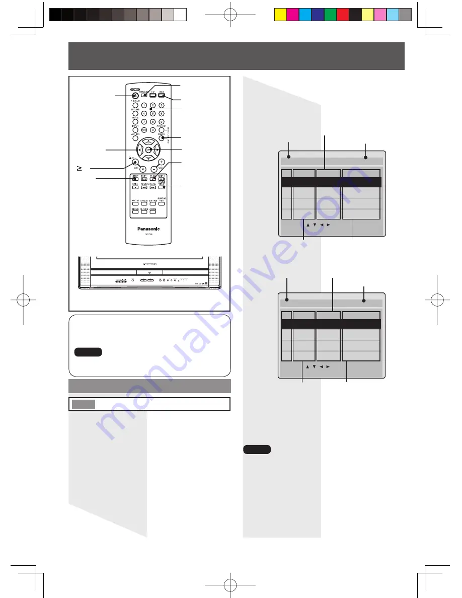 Panasonic PV-20DF64-K Operating Instructions Manual Download Page 112