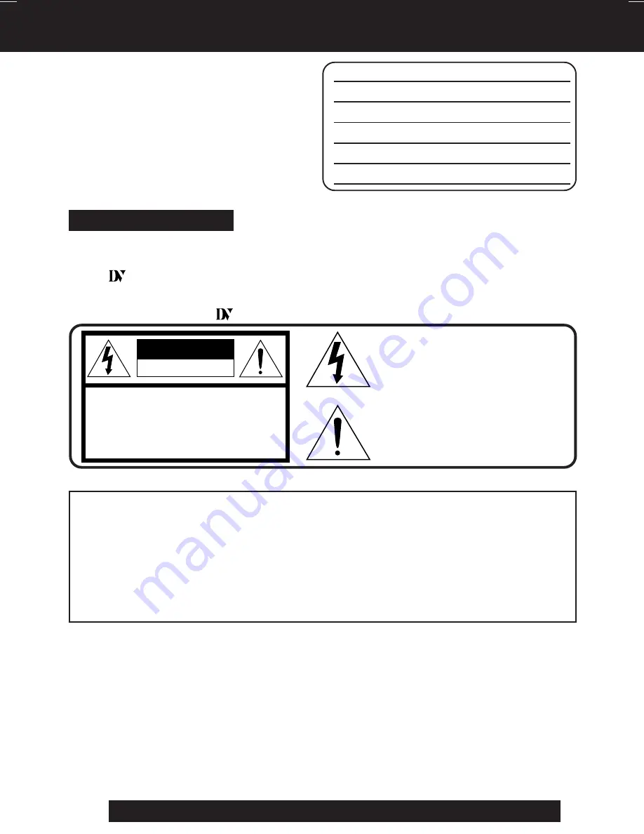 Panasonic PV-DV52 Operating Instructions Manual Download Page 2