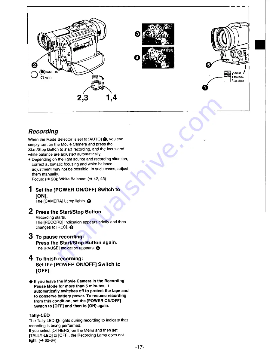 Panasonic PV-DV950 Operating Manual Download Page 17