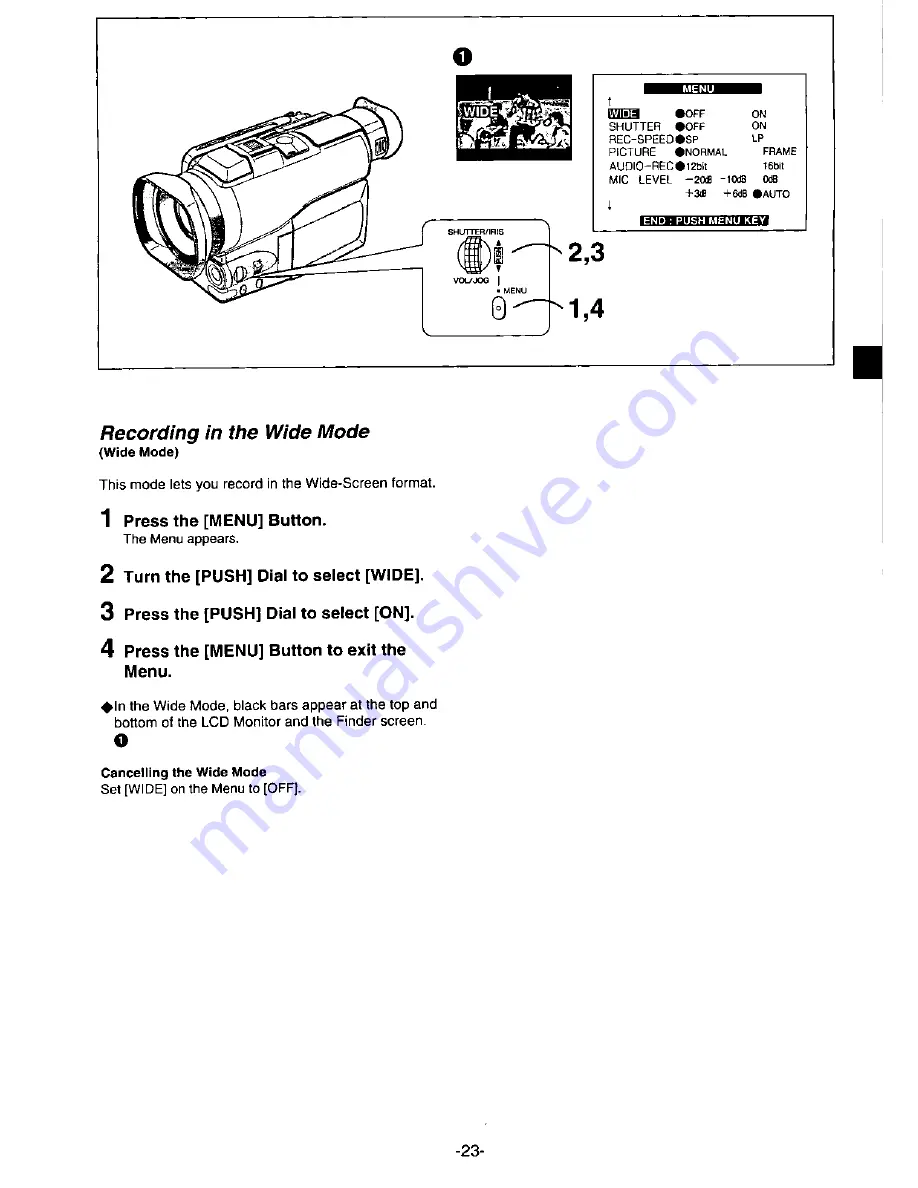 Panasonic PV-DV950 Operating Manual Download Page 23