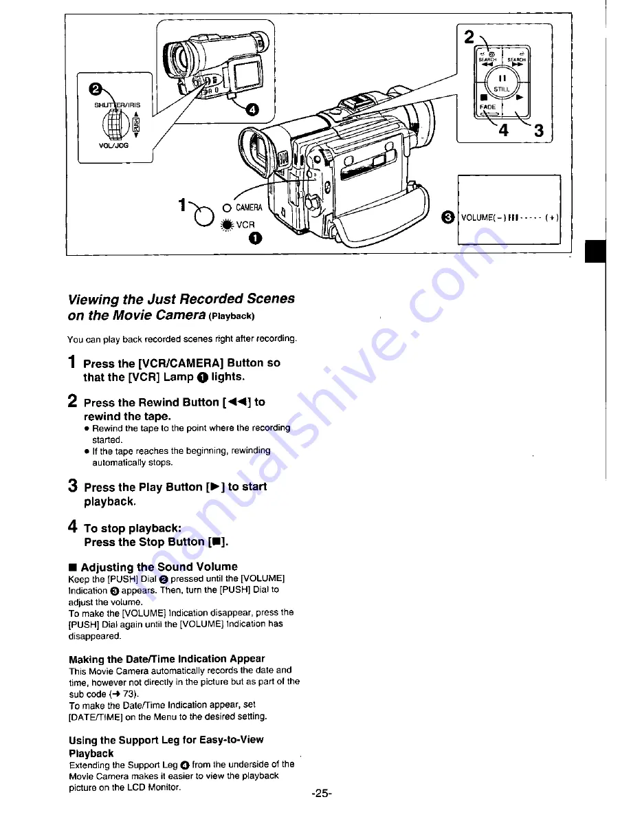 Panasonic PV-DV950 Operating Manual Download Page 25