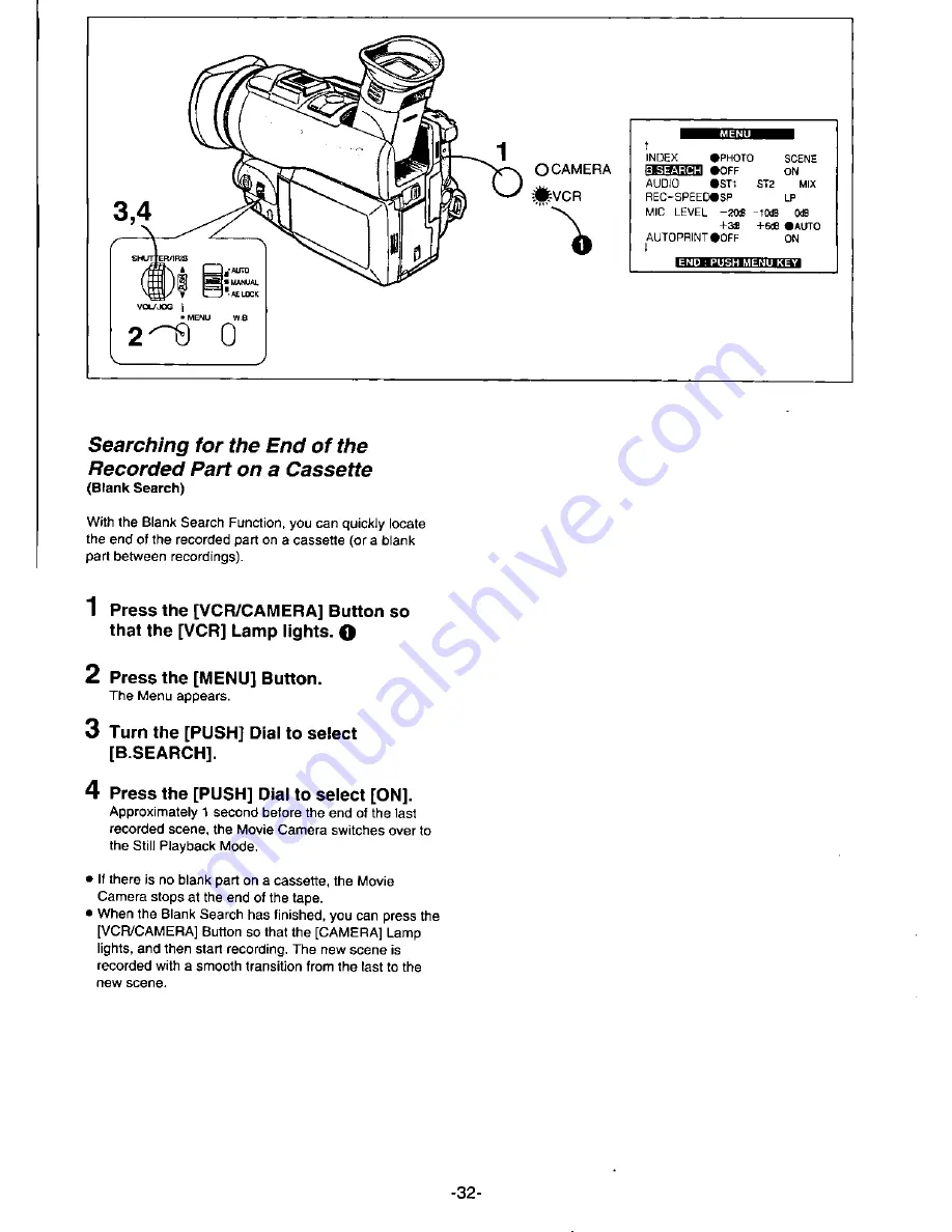 Panasonic PV-DV950 Operating Manual Download Page 32