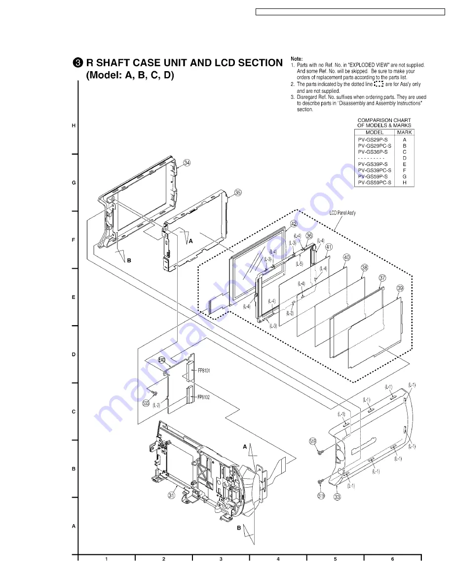 Panasonic PV-GS29P Service Manual Download Page 139