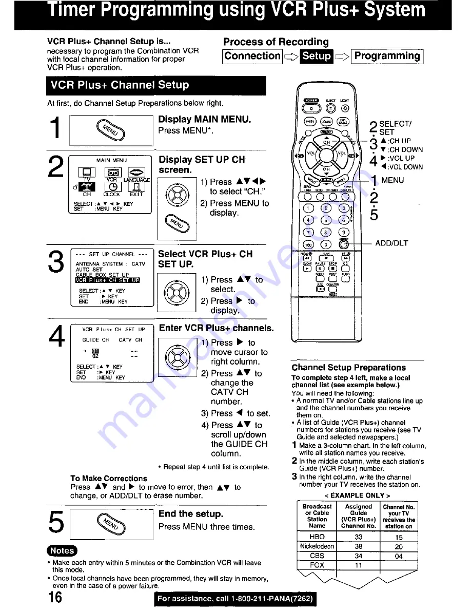 Panasonic PV-M2759 Operating Operating Manual Download Page 16