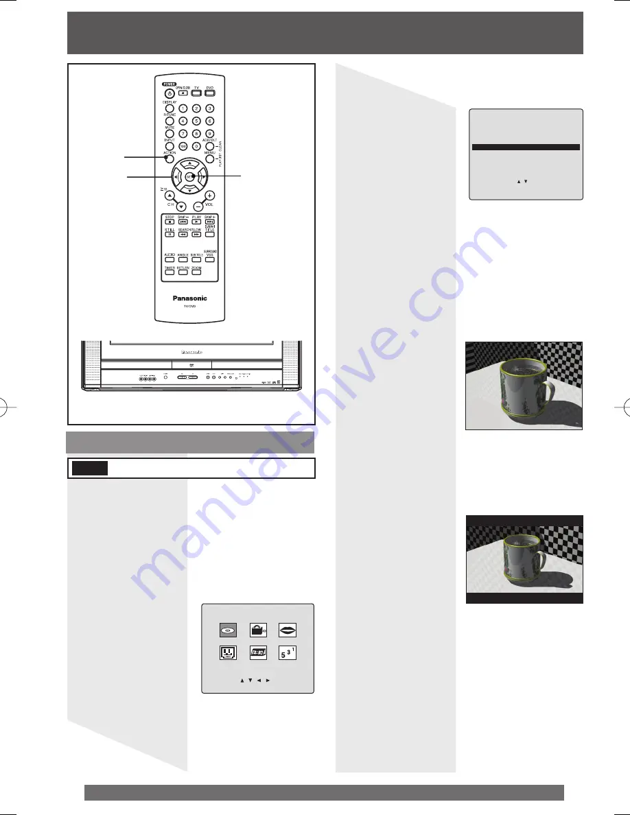 Panasonic PV20DF64 - MONITOR/DVD COMBO Скачать руководство пользователя страница 58