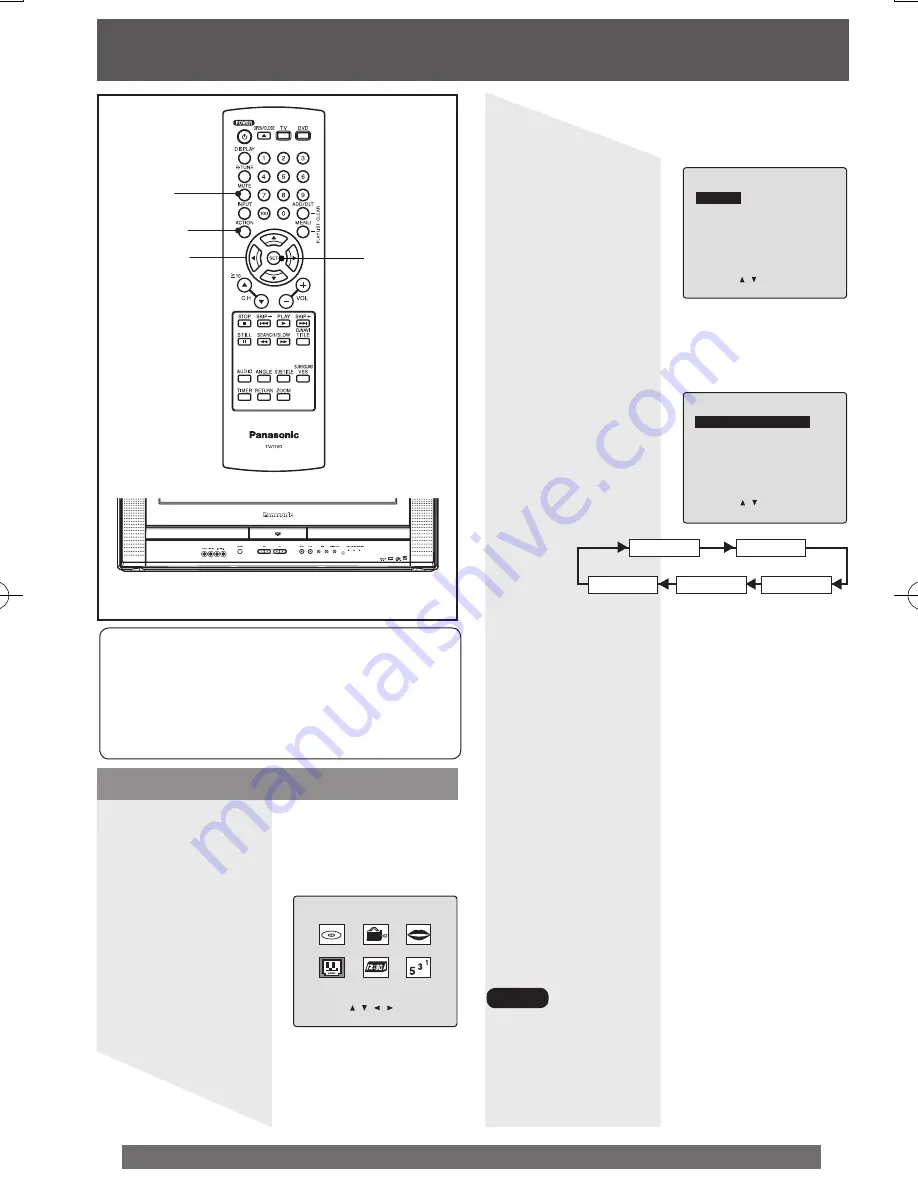 Panasonic PV27DF4 - MONITOR/DVD COMBO Скачать руководство пользователя страница 26