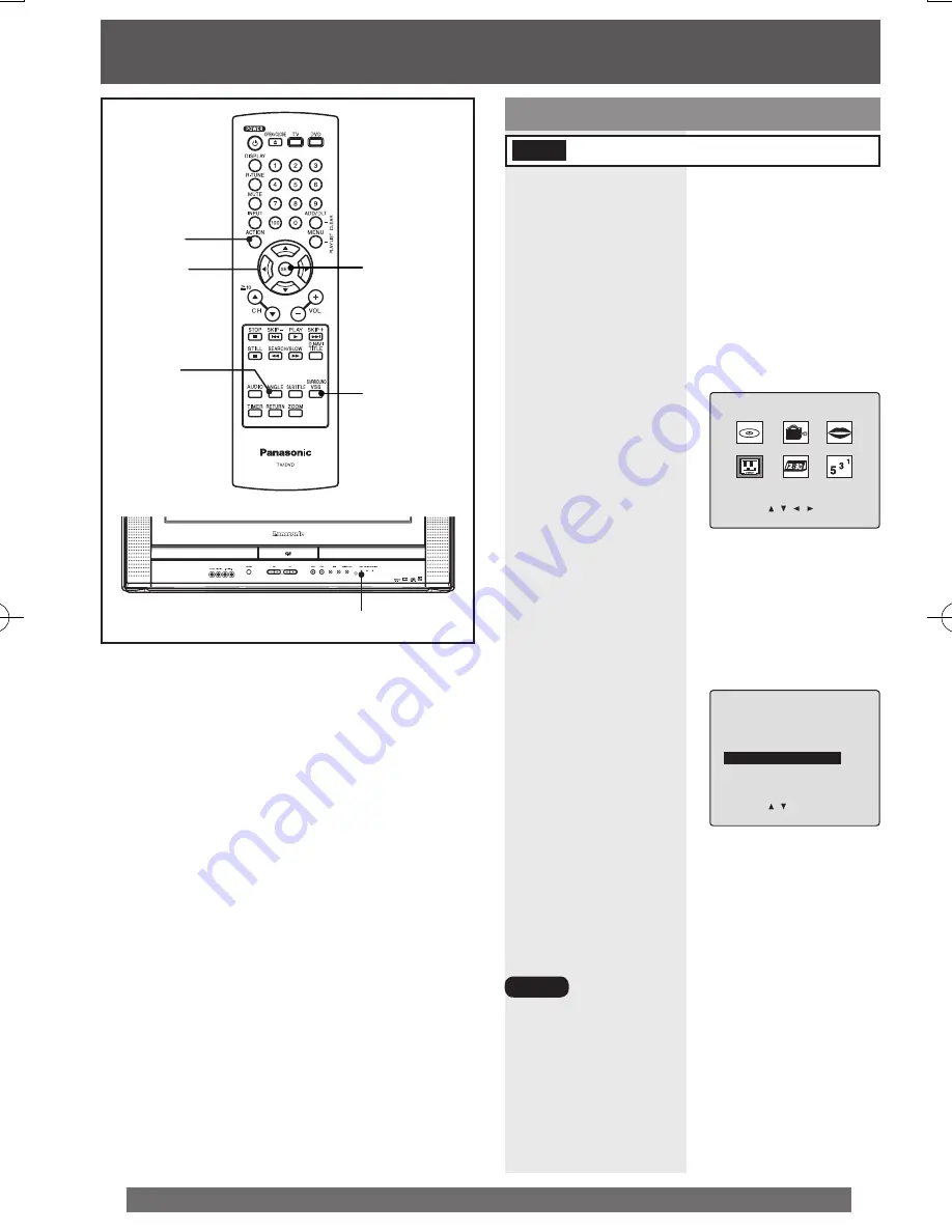 Panasonic PV27DF4 - MONITOR/DVD COMBO Скачать руководство пользователя страница 52