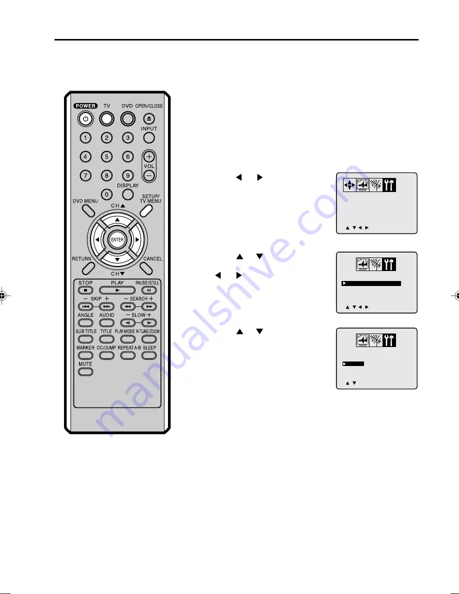 Panasonic PV9D53 - MONITOR/DVD COMBO Скачать руководство пользователя страница 15