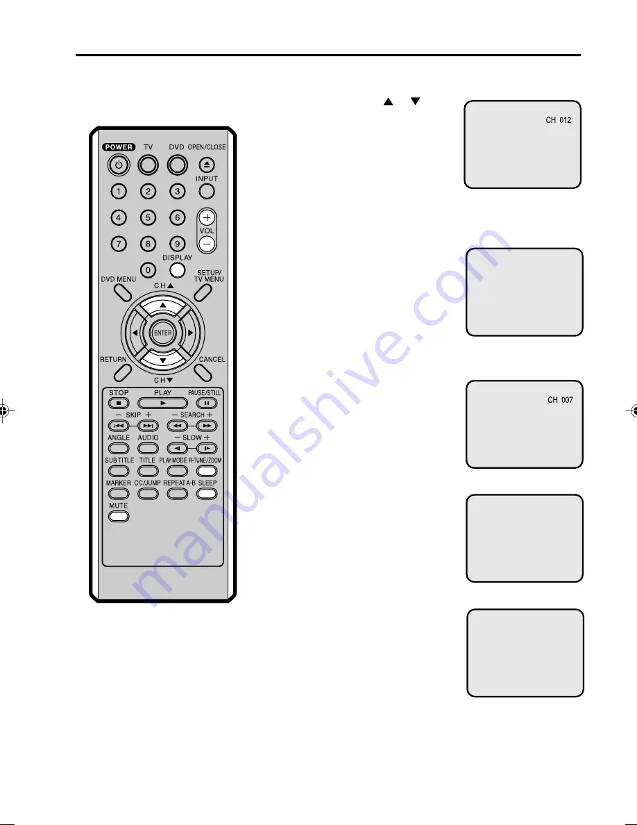 Panasonic PV9D53 - MONITOR/DVD COMBO Operating Instructions Manual Download Page 17