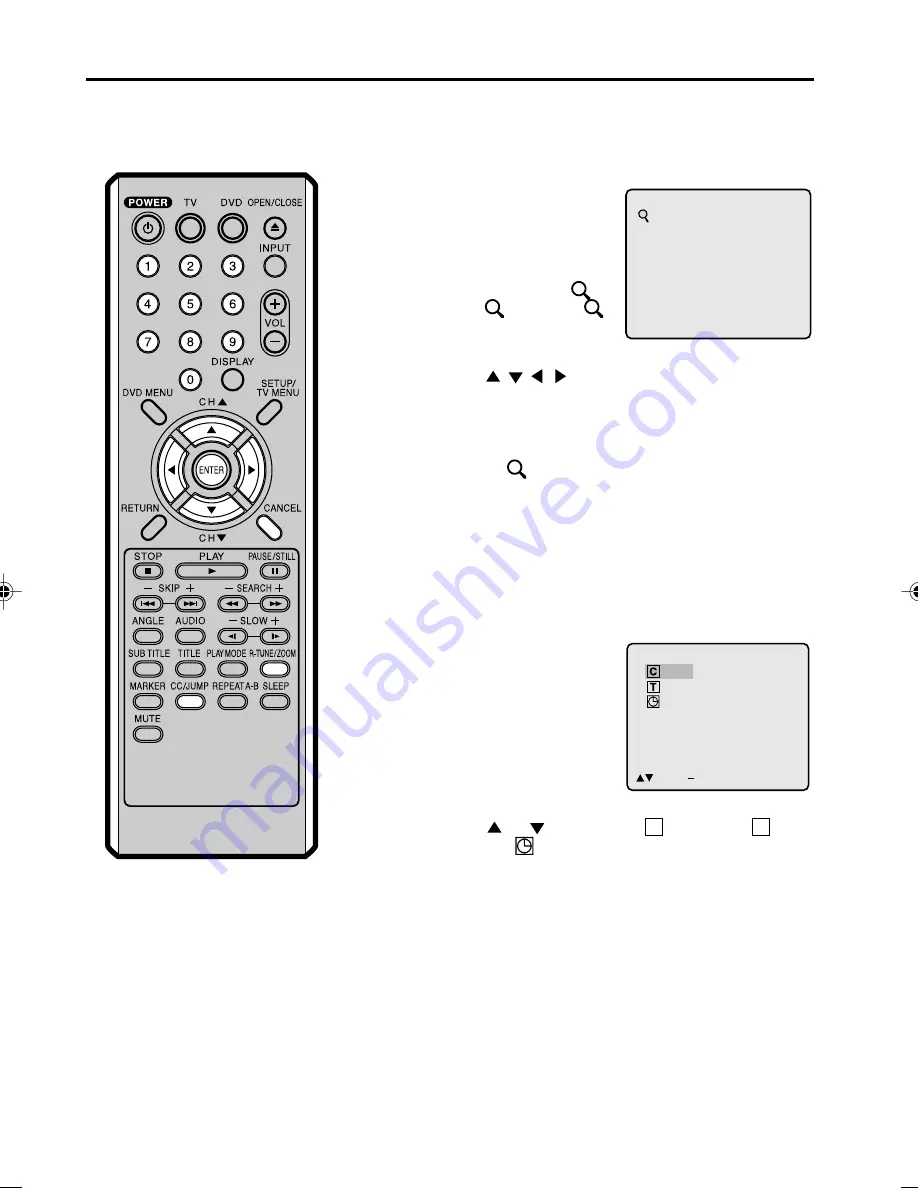 Panasonic PV9D53 - MONITOR/DVD COMBO Operating Instructions Manual Download Page 30