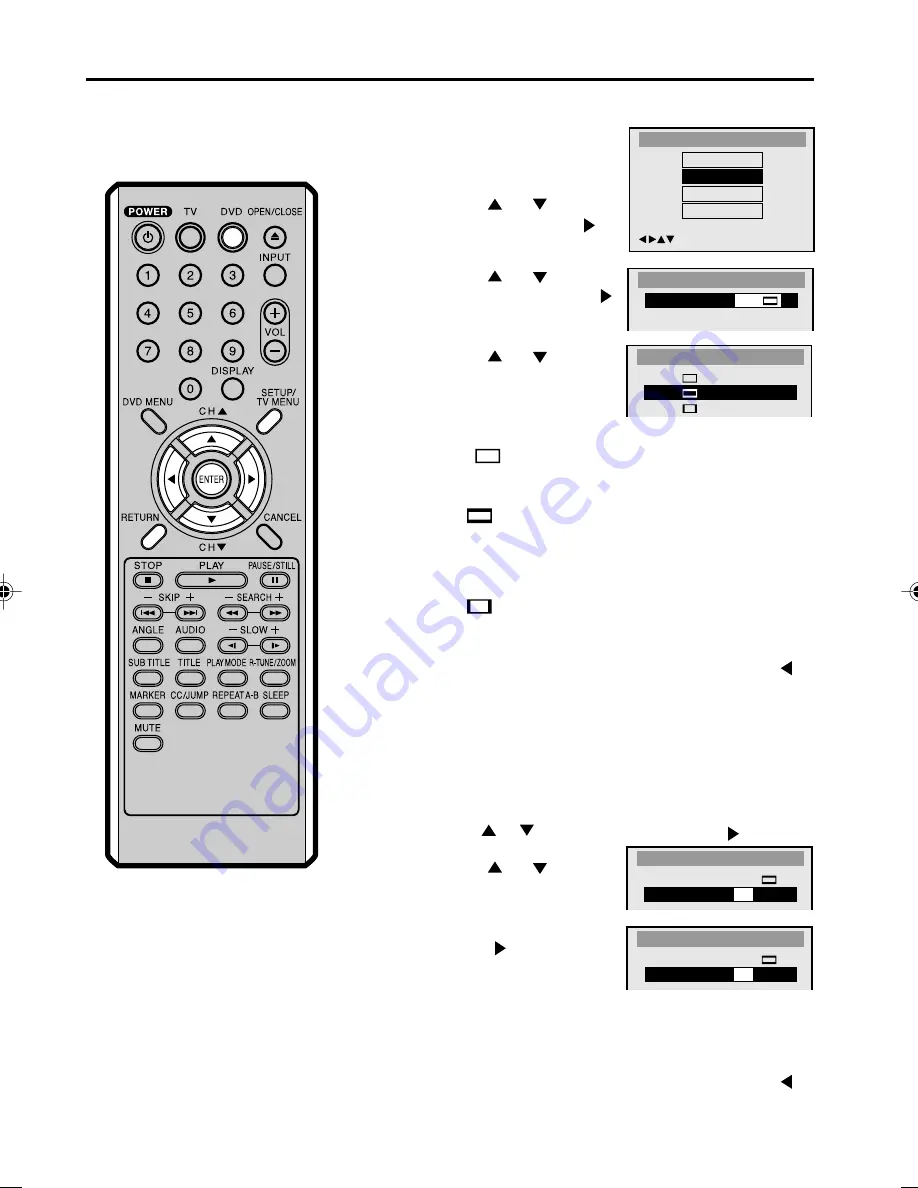 Panasonic PV9D53 - MONITOR/DVD COMBO Скачать руководство пользователя страница 36