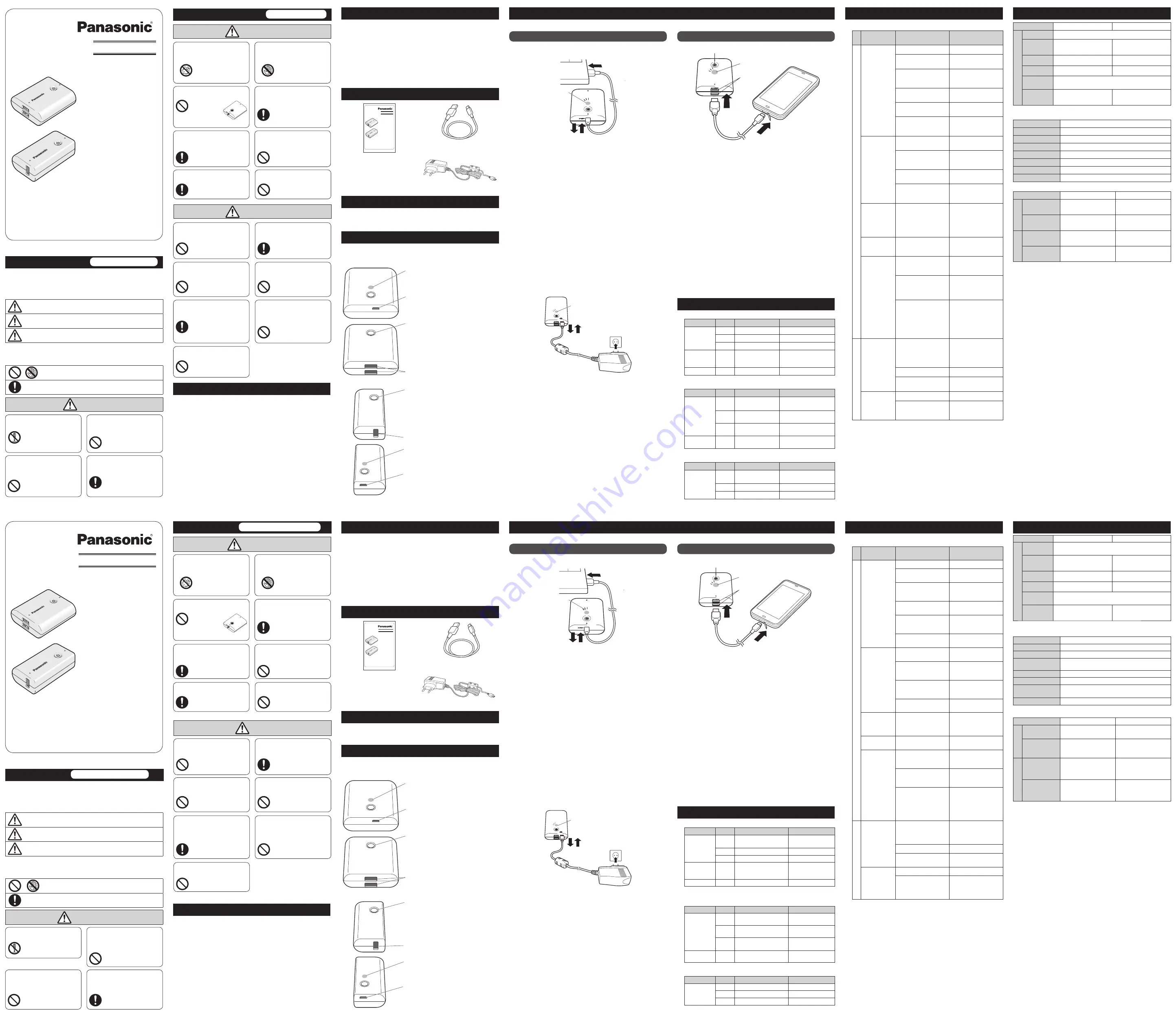 Panasonic QE-QL201 Instruction Manual Download Page 2