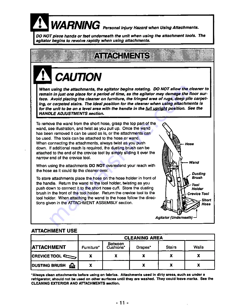 Panasonic Quickdraw MC-V5247 Скачать руководство пользователя страница 11