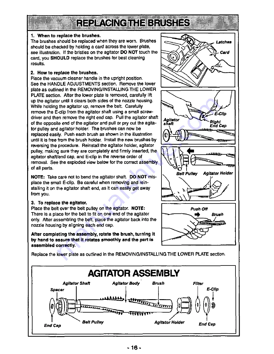 Panasonic Quickdraw MC-V5247 Operating Instructions Manual Download Page 16