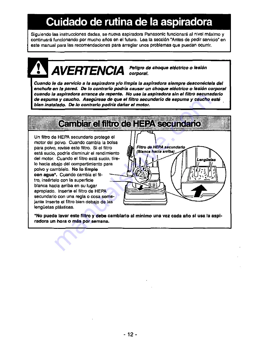 Panasonic Quickdraw MC-V5247 Скачать руководство пользователя страница 32