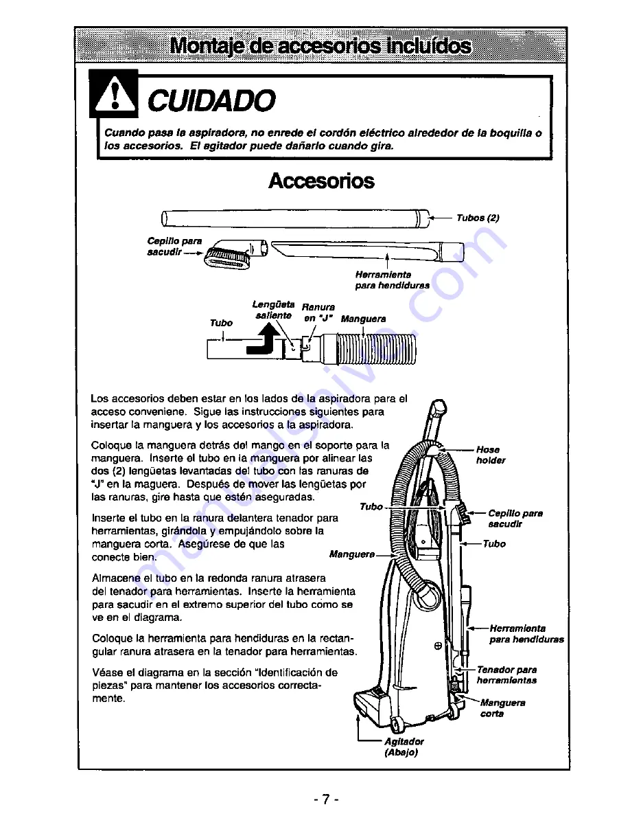 Panasonic QuickDraw MC-V5715 Operating Instructions Manual Download Page 27