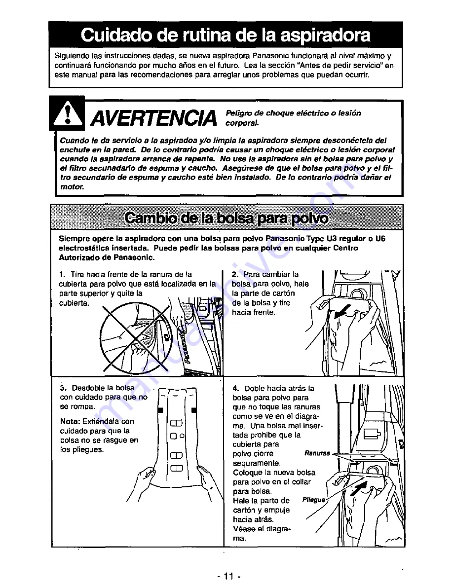 Panasonic QuickDraw MC-V5715 Скачать руководство пользователя страница 31