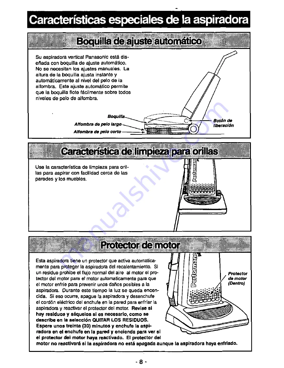 Panasonic QuickDraw MC-V7367 Скачать руководство пользователя страница 30