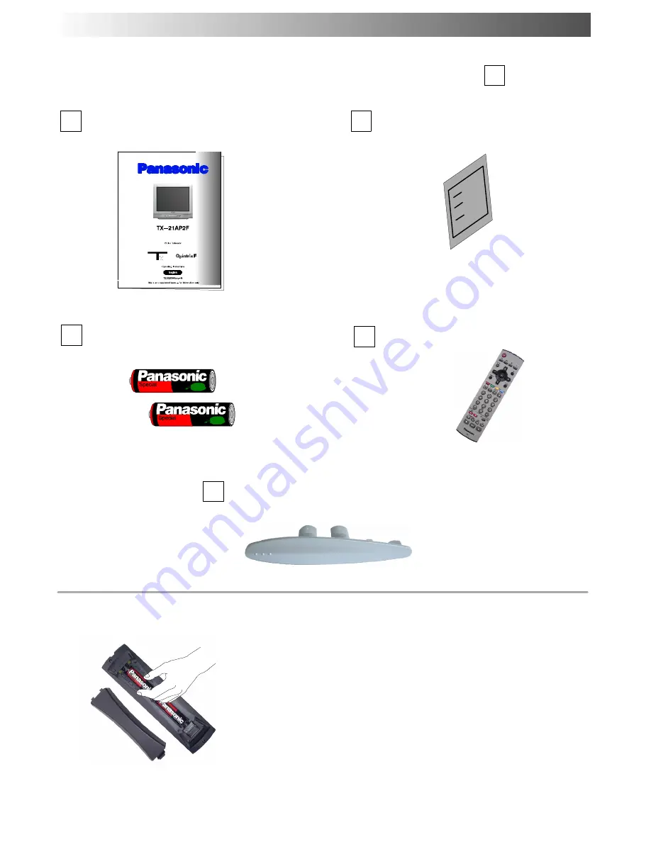 Panasonic QuintrixF TX-21AP2F Operating Instructions Manual Download Page 4