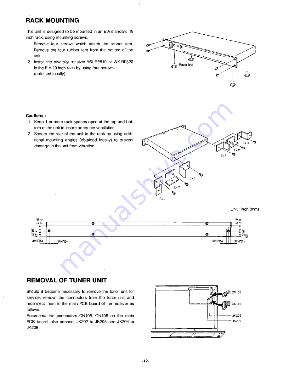 Panasonic Ramsa WX-RP810 Operating Instructions Manual Download Page 14