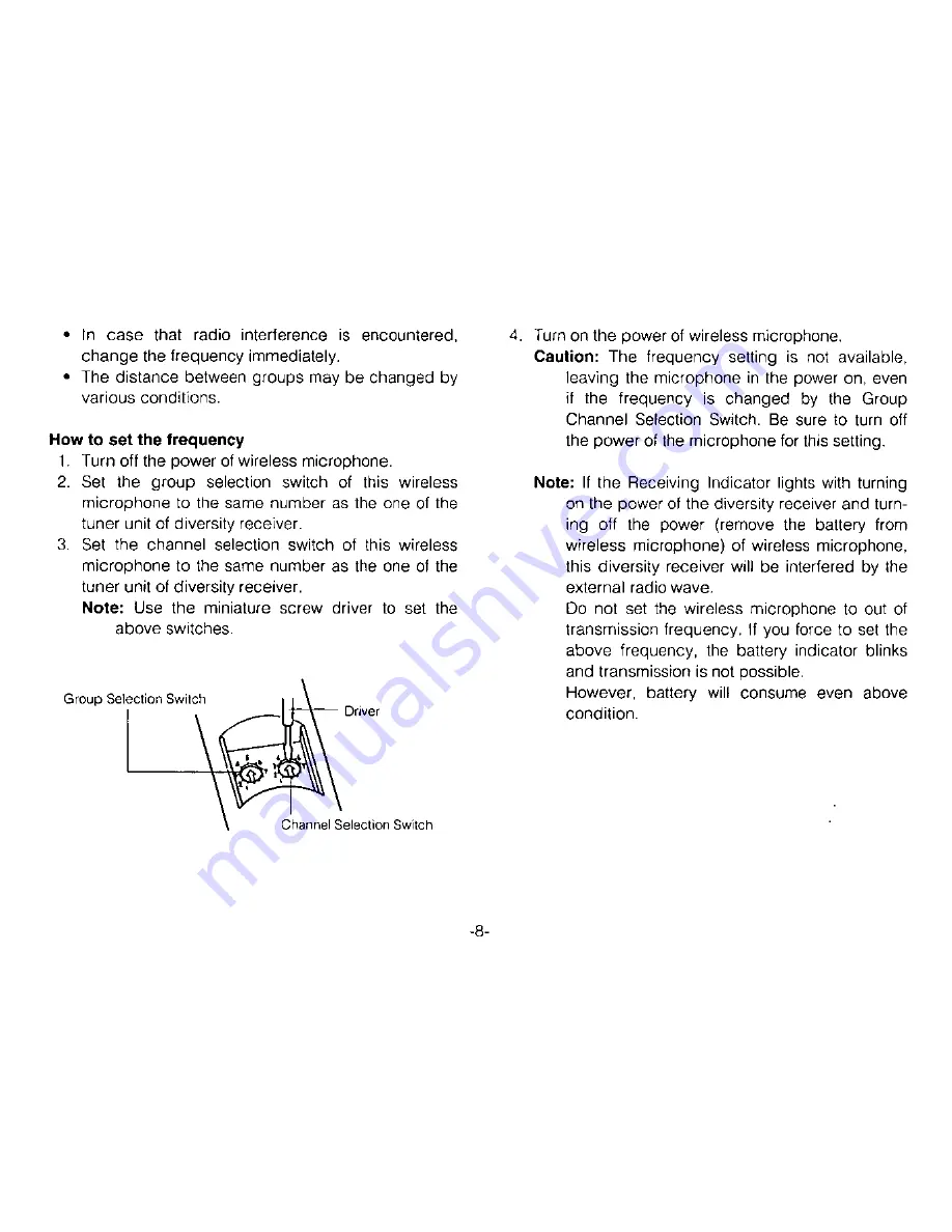 Panasonic Ramsa WX-TP415 Operating Instructions Manual Download Page 10