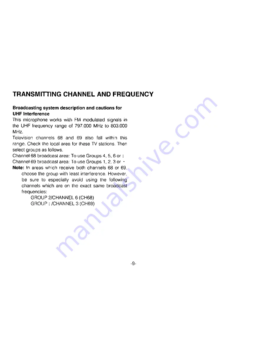 Panasonic Ramsa WX-TP415 Operating Instructions Manual Download Page 11