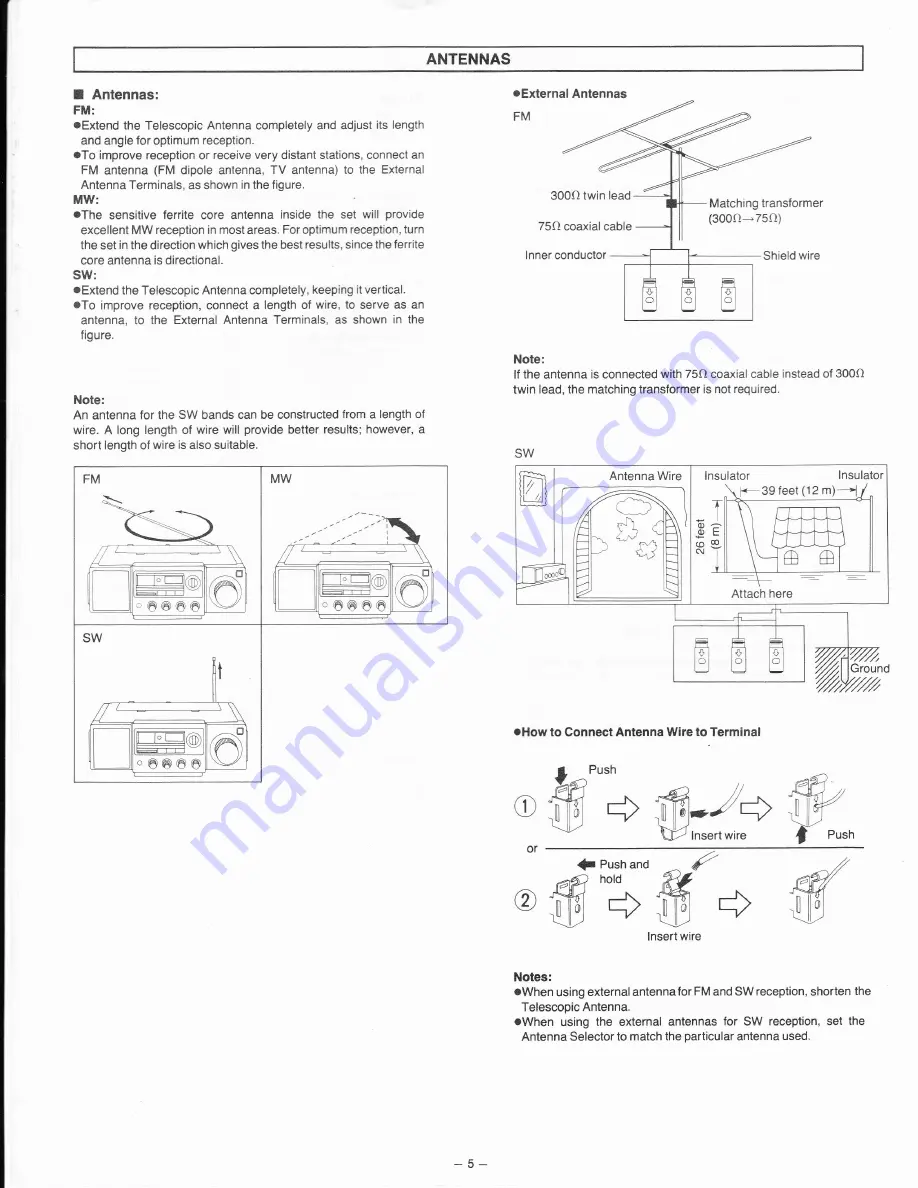 Panasonic RF-3100 Скачать руководство пользователя страница 6