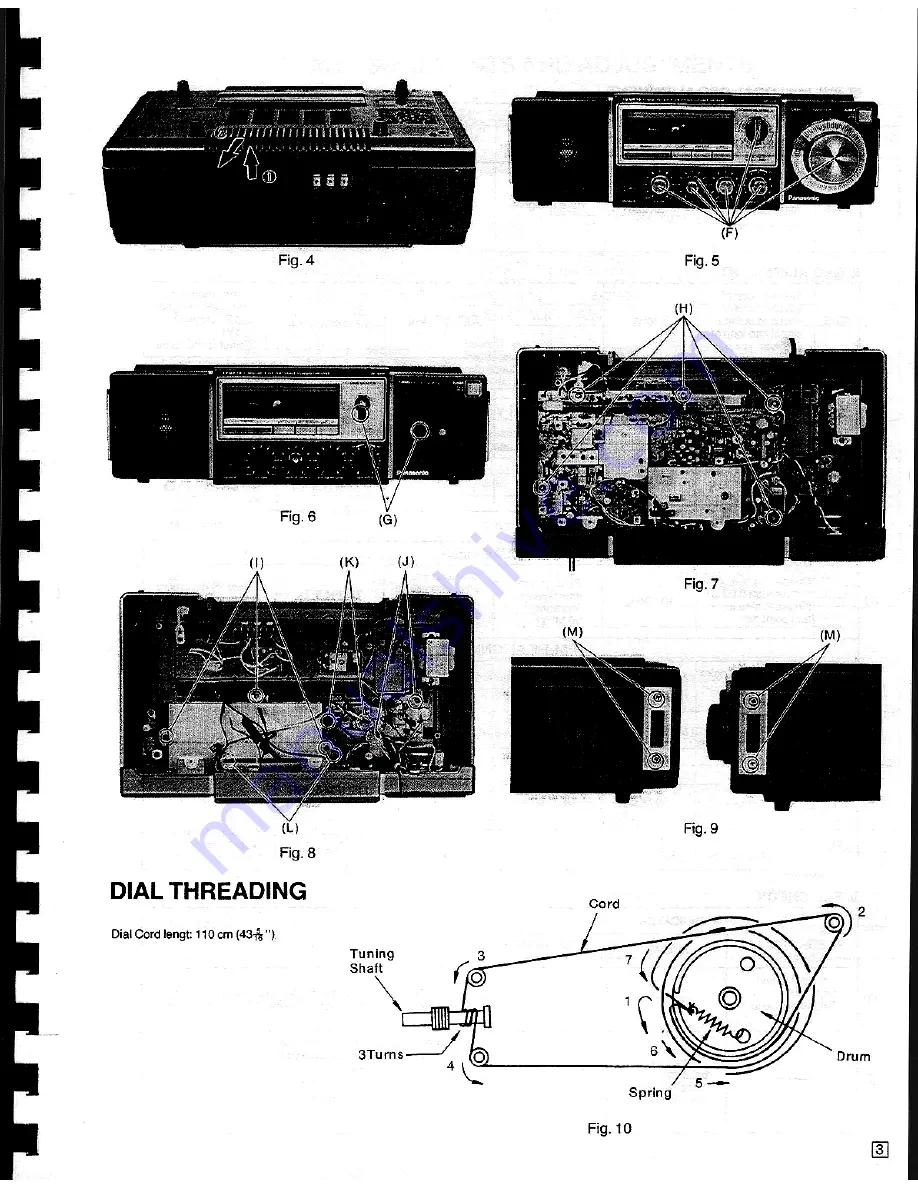 Panasonic RF-3100 Service Manual Download Page 3