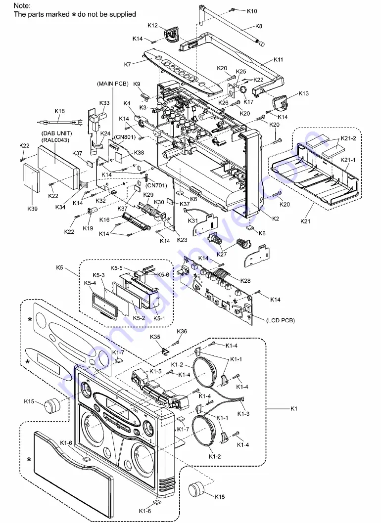 Panasonic RF-D1 Service Manual Download Page 3