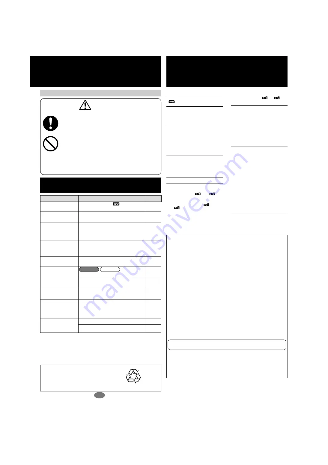 Panasonic RF-ND277R Operating Instructions Manual Download Page 8