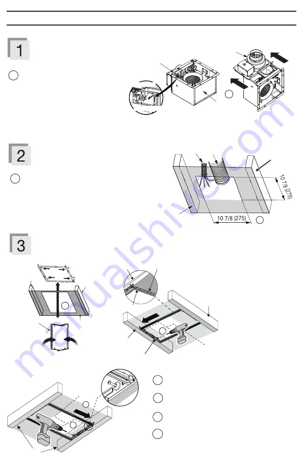 Panasonic RG-C811A Installation Instructions Manual Download Page 7