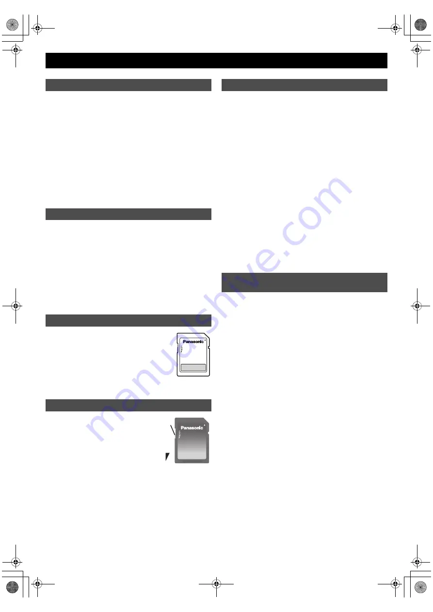 Panasonic RP-SDLC04GAK Скачать руководство пользователя страница 2