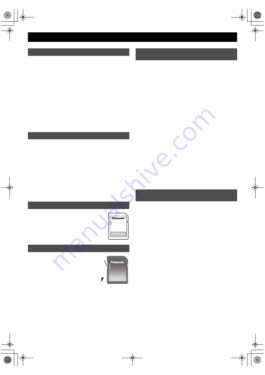 Panasonic RP-SDLC04GAK Operating Instructions Manual Download Page 8