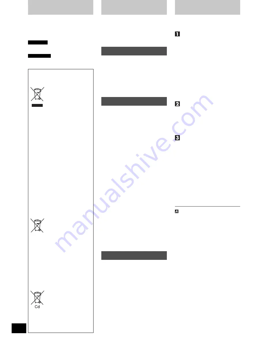 Panasonic RP-WF830 Operating Instructions Manual Download Page 22