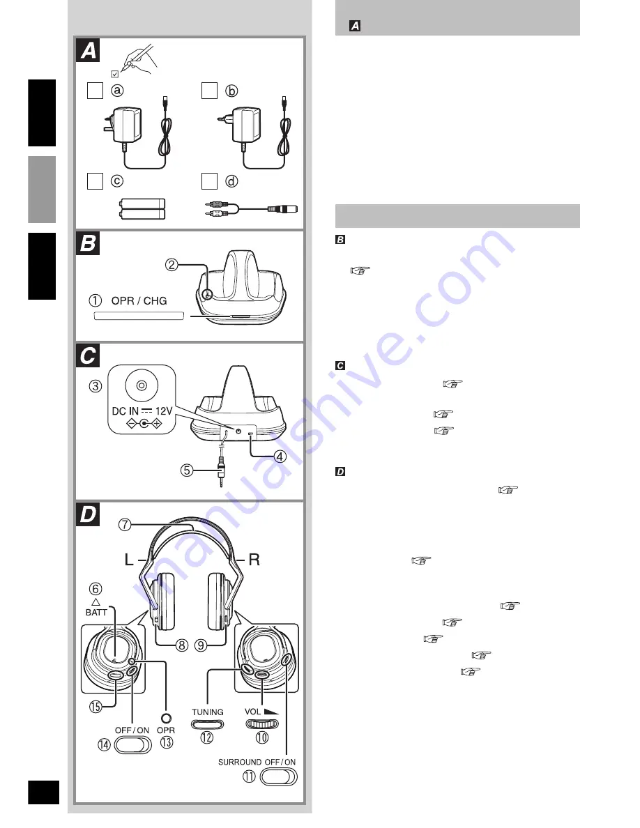 Panasonic rp-wf950 Operating Instructions Manual Download Page 6