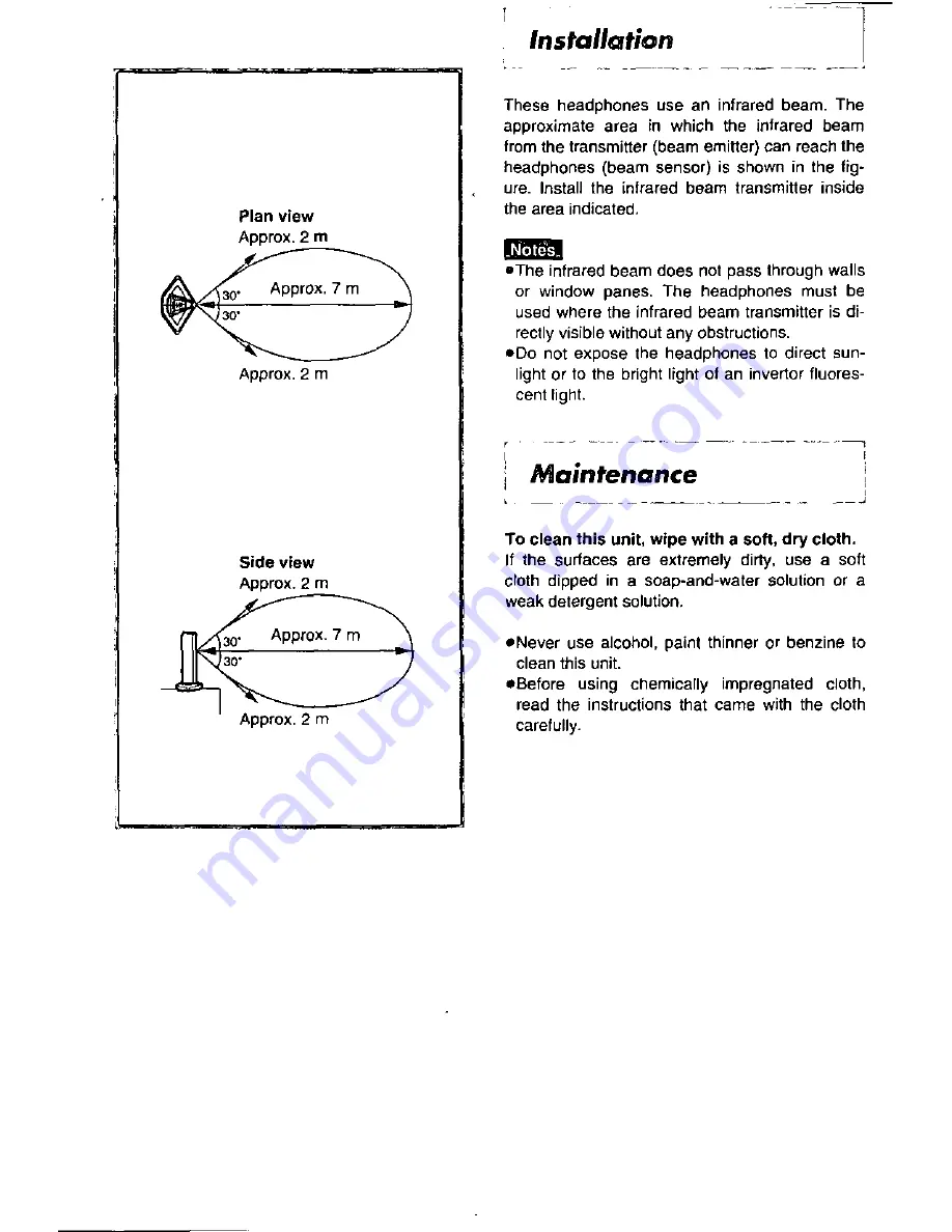 Panasonic RP-WH20 Operating Instructions Manual Download Page 6