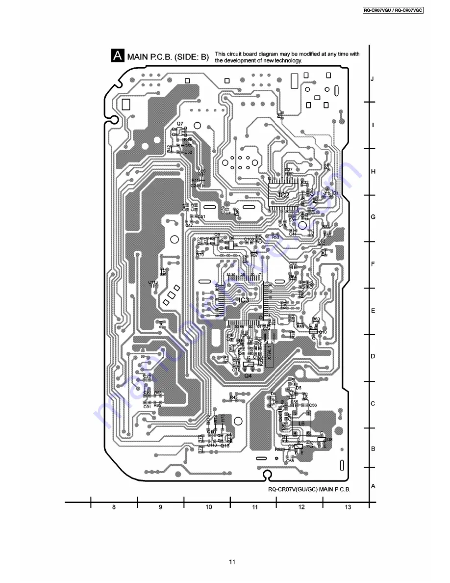 Panasonic RQ-CR07VGC Скачать руководство пользователя страница 11