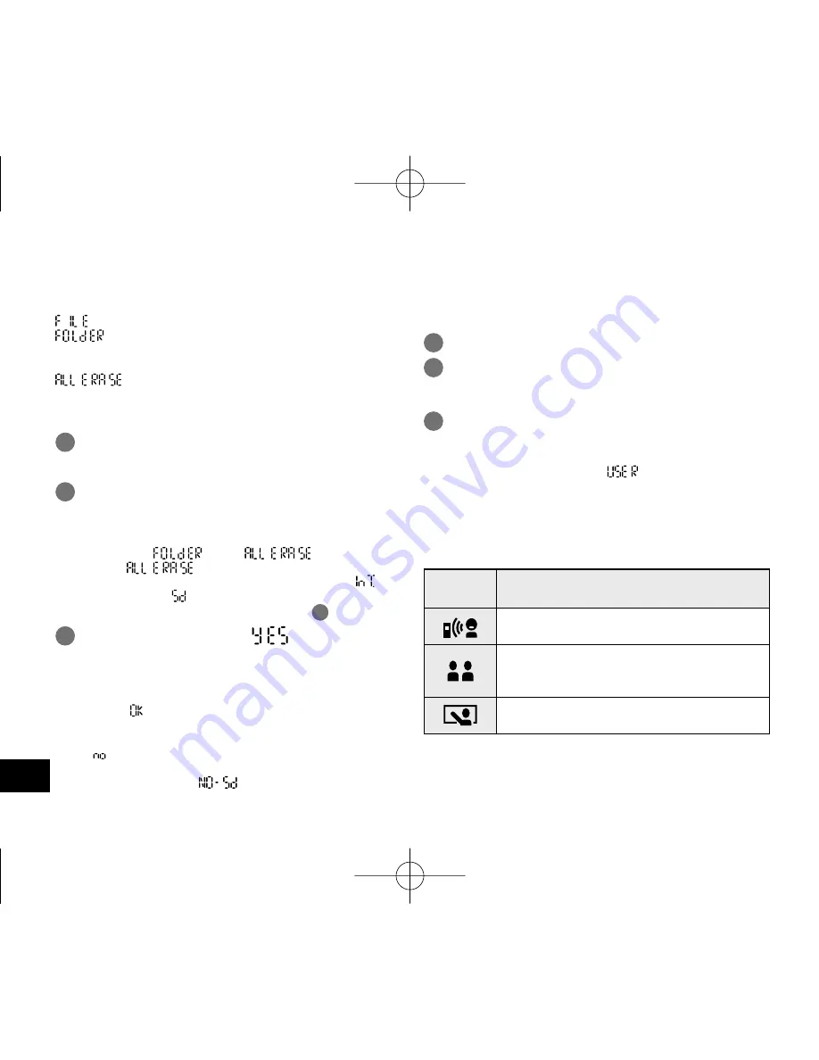 Panasonic RR-XS350 Operating Instructions Manual Download Page 62