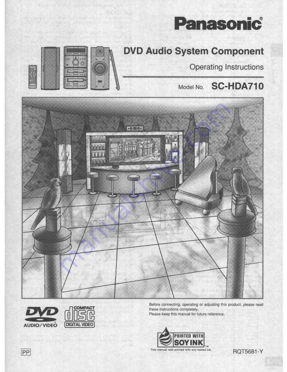 Panasonic RS-HDA710 Скачать руководство пользователя страница 1