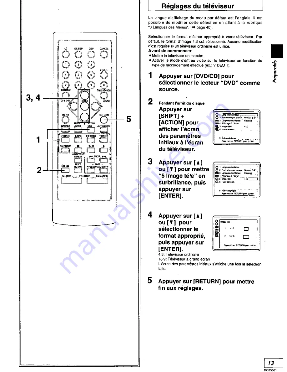 Panasonic RS-HDA710 Скачать руководство пользователя страница 65