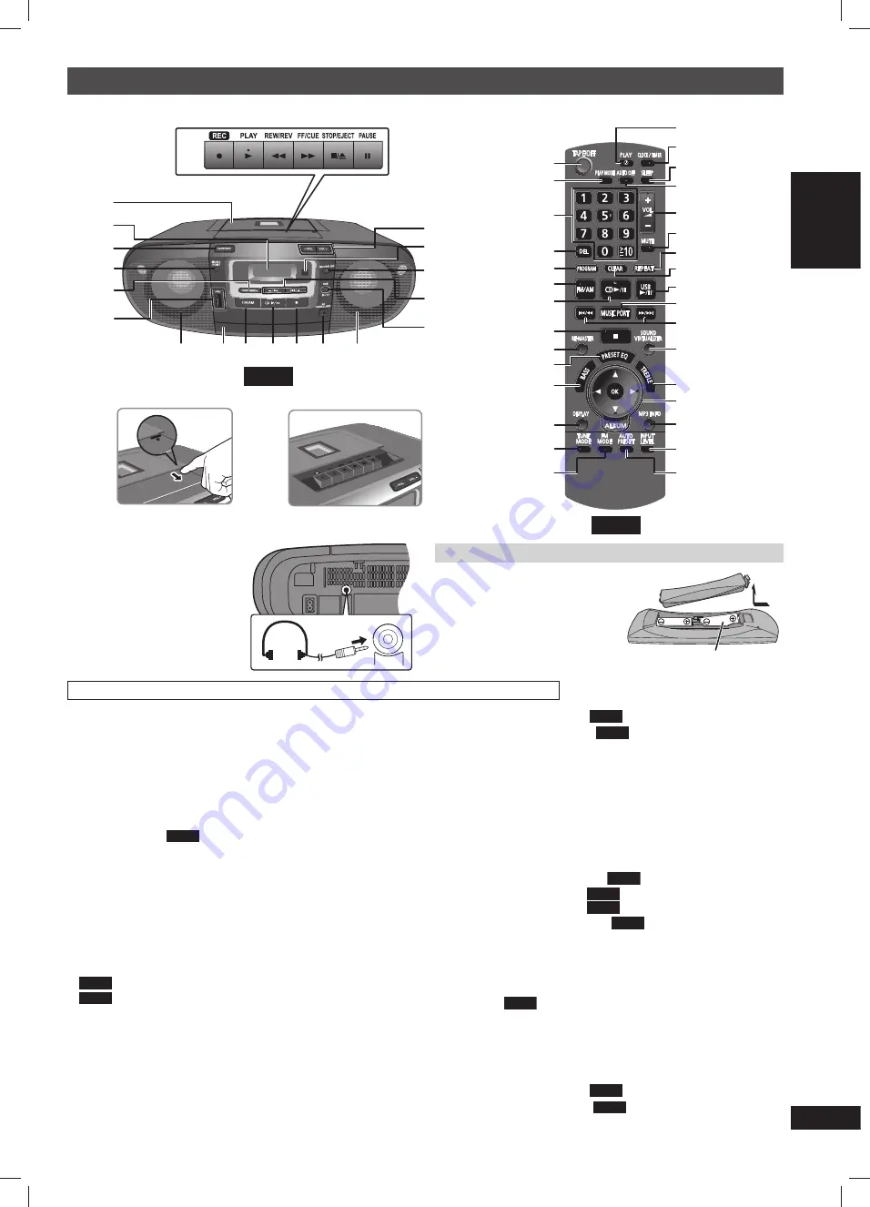 Panasonic RX-D50 Скачать руководство пользователя страница 11